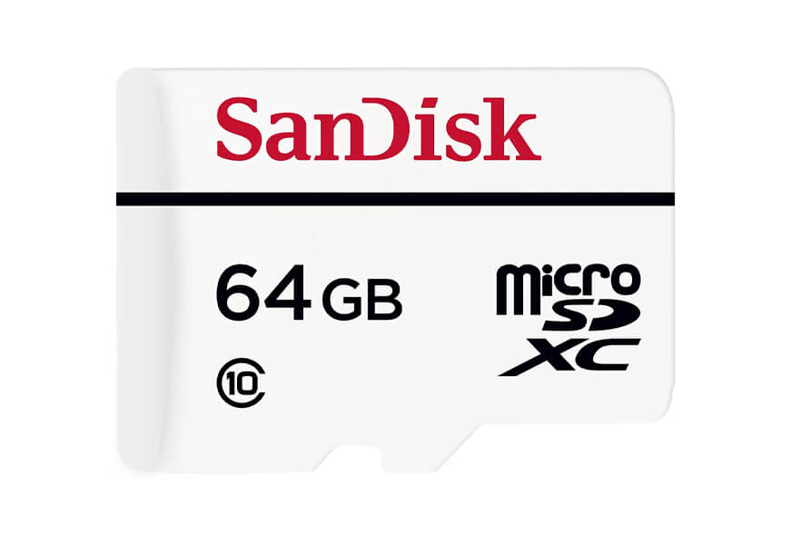sandisk 64gb high endurance video monitoring card
