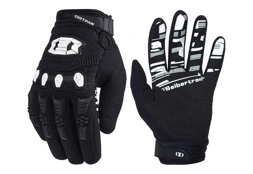 seibertron dirtpaw unisex bike gloves