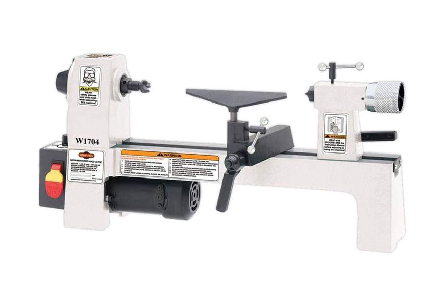 shop fox horsepower benchtop wood lathe