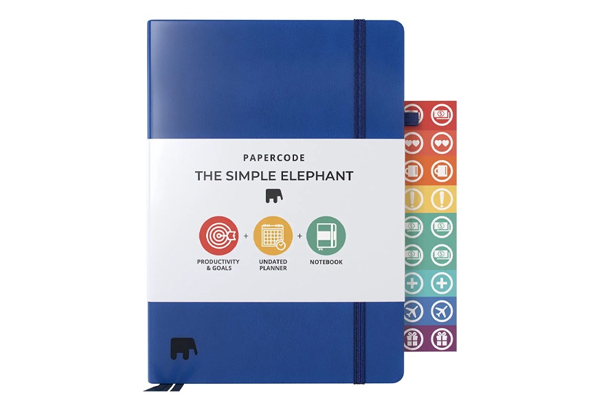 simple elephant student planner