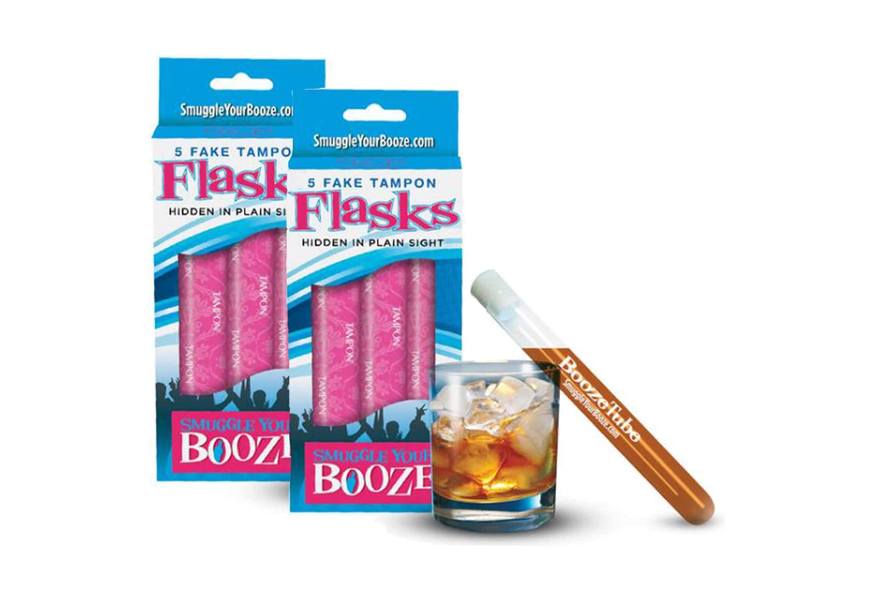 Secret Liquor Alcohol Hidden Flask Kit 6 Flasks + 2 Funnels (8 oz, 16 oz,  32 oz)