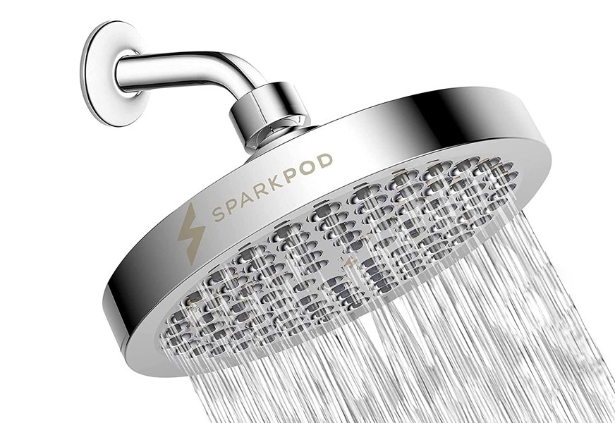 sparkpod high pressure rain shower head