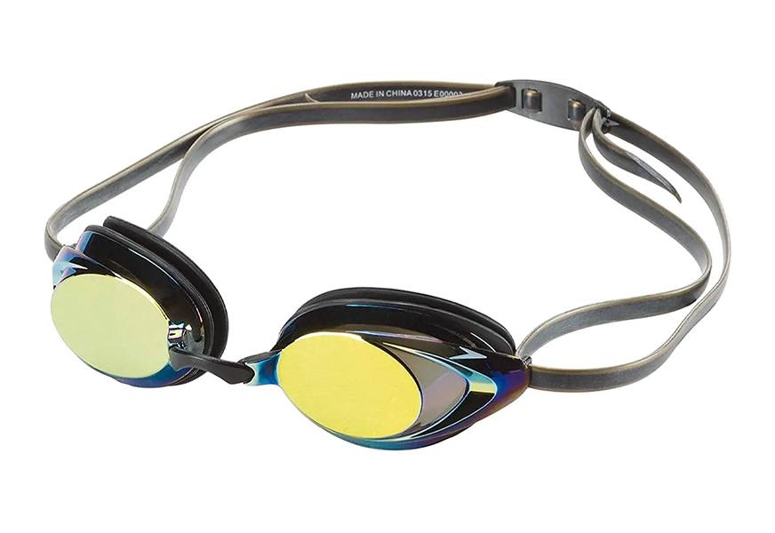speedo vanquisher 2.0 mirrored swimming goggle