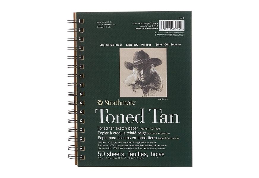 strathmore toned tan sketch pad