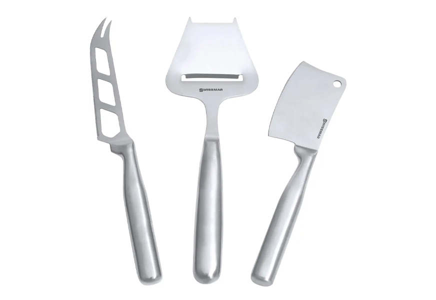swissmar stainless steel cheese knife set