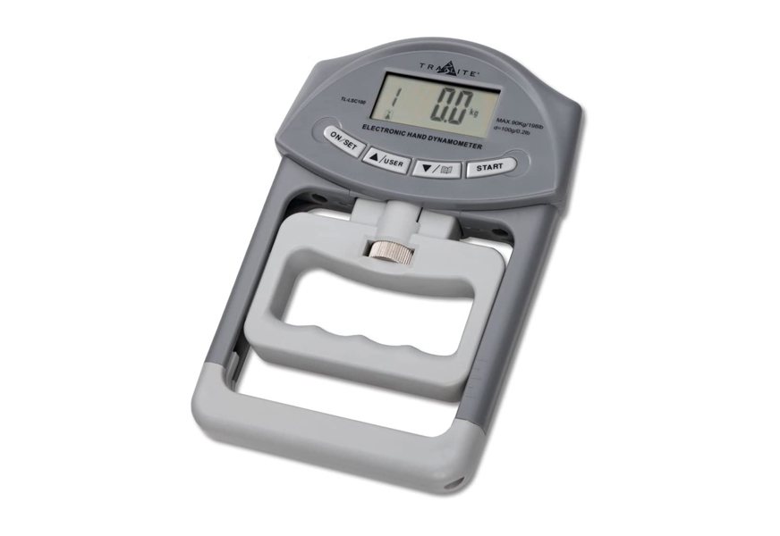 trailite 200 lbs 90 kg digital hand dynamometer