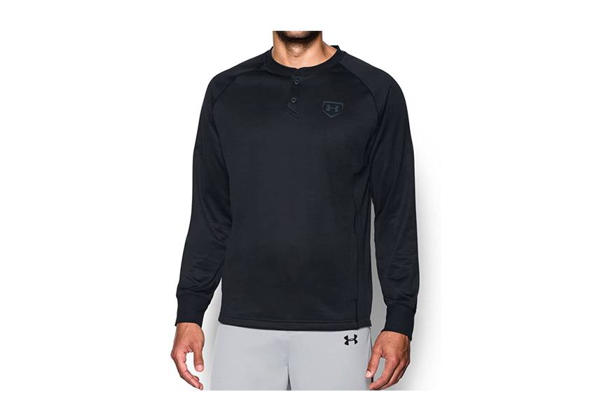 under armour baseball training henley