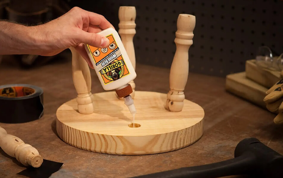 using gorilla wood glue