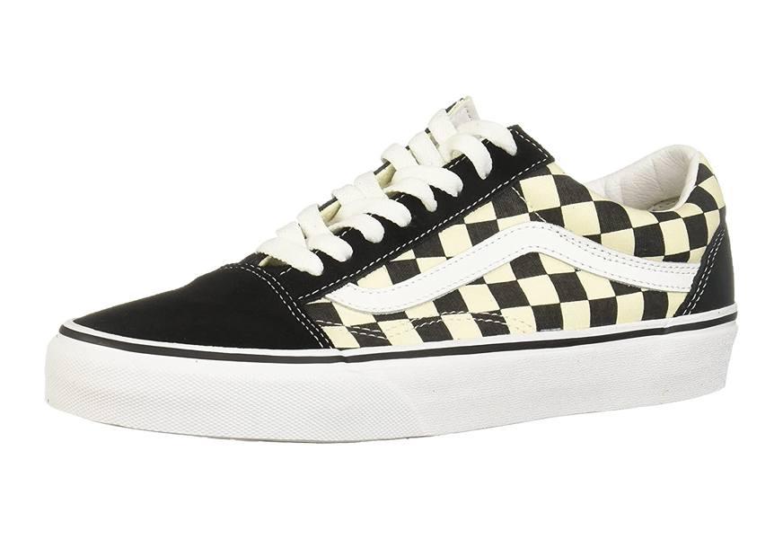 vans unisex old skool checkerboard classic sneakers