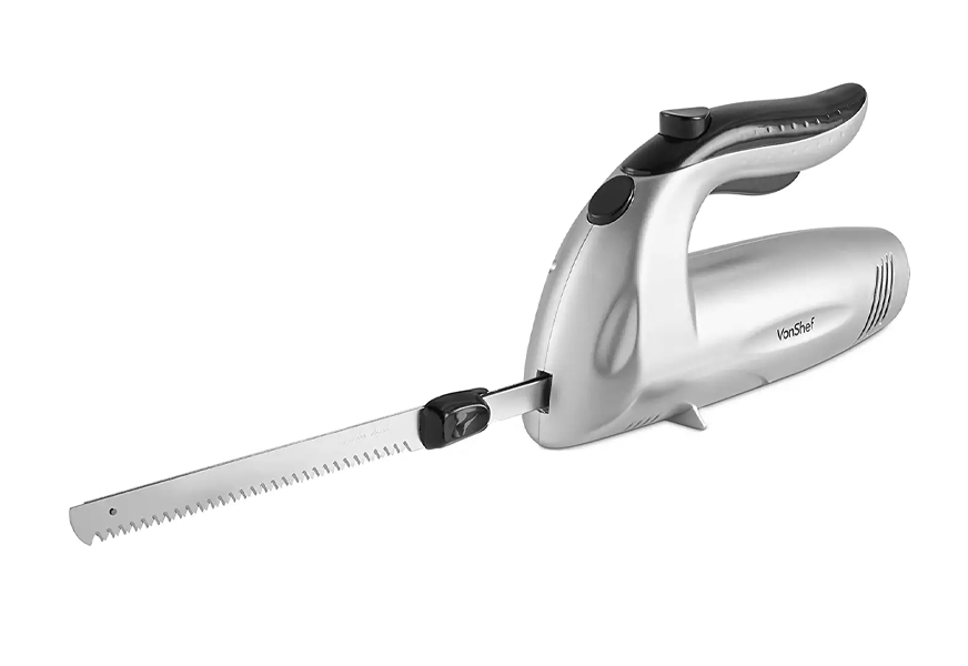 BLACK+DECKER EK500B 9 inch Electric Carving Knife - WHITE