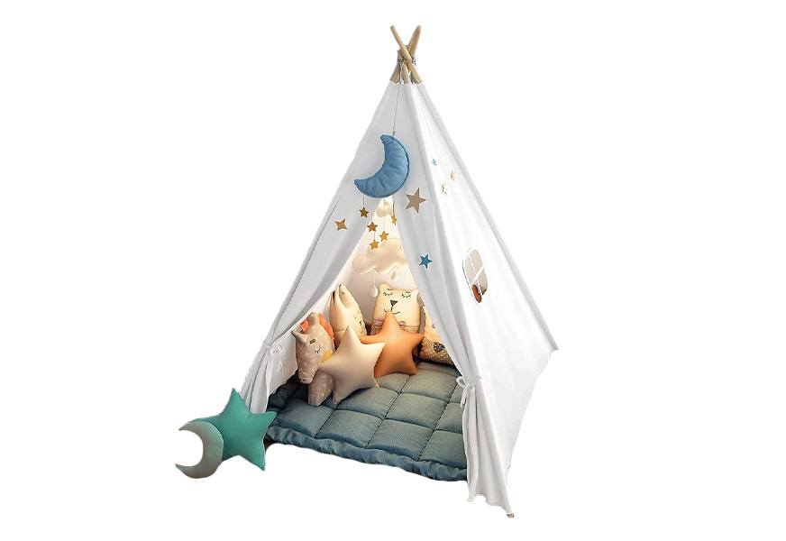 wilwolfer teepee tent for kids