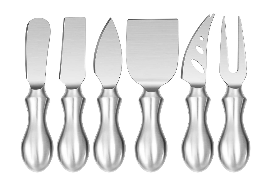 wonenice premium 6-piece cheese knives set