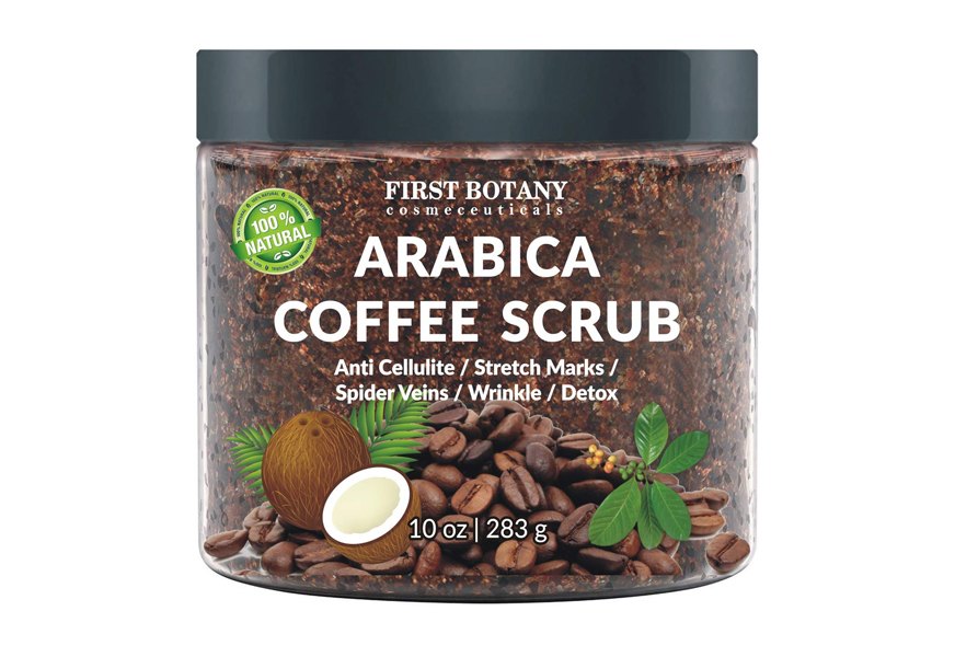 100% natural arabica coffee scrub