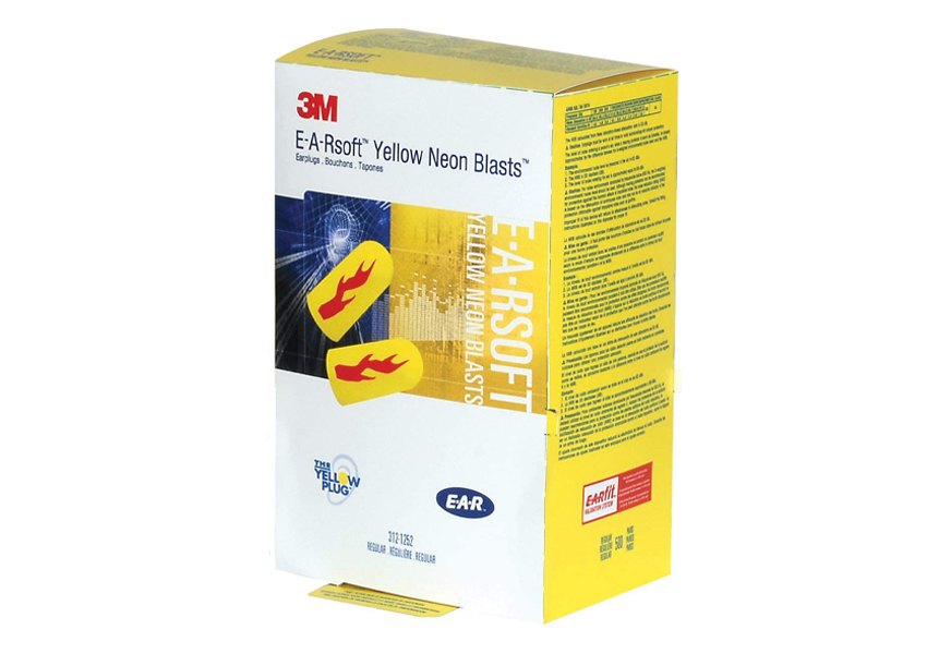 3m e-a-rsoft yellow neon blasts uncorded earplugs