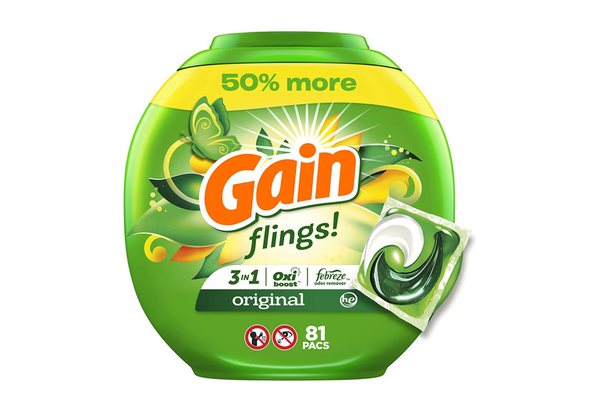 gain flingsliquid laundry pods