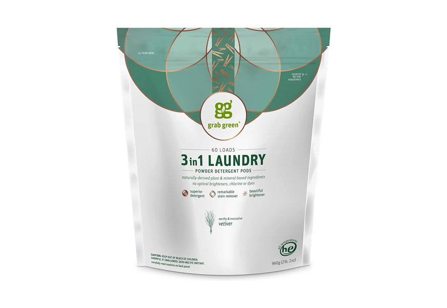 grab green natural 3 in 1 laundry detergent pods
