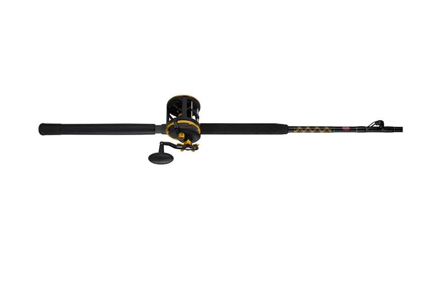 penn squall level wind reel & rod fishing combo