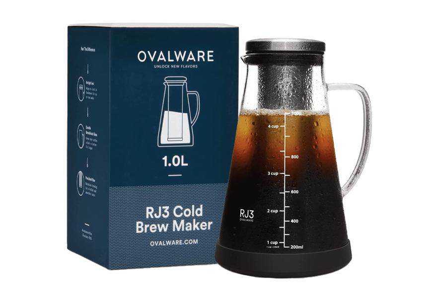 airtight cold brew iced coffee and tea maker