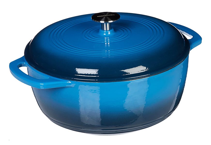 amazonbasics enameled cast iron dutch oven
