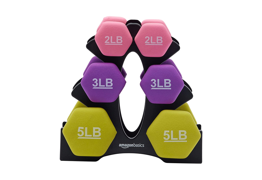 amazonbasics neoprene free weights