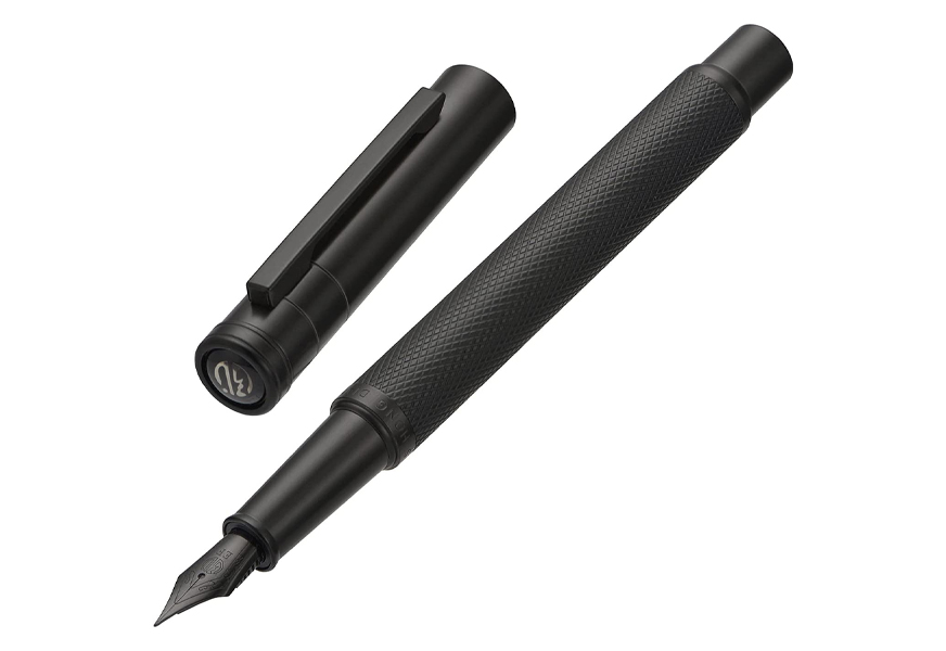 asvine matte black forest fountain pen