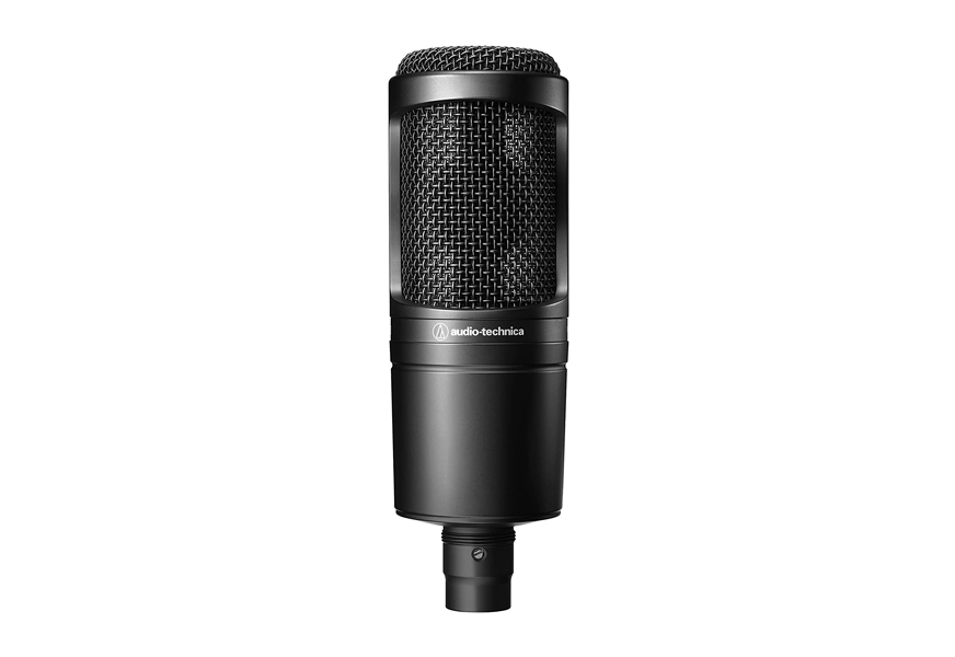 audio technica at2020 cardioid studio xlr condenser microphone