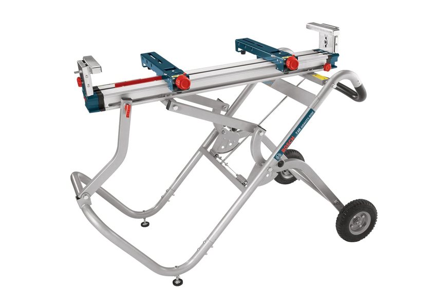 bosch portable gravity rise wheeled miter saw stand t4b