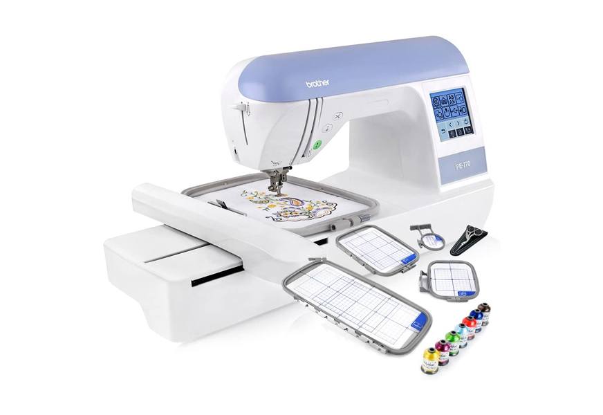 brother 5 x 7 inch pe770 embroidery machine