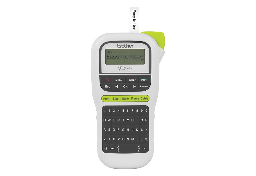 brother p-touch, pth110, easy portable label maker
