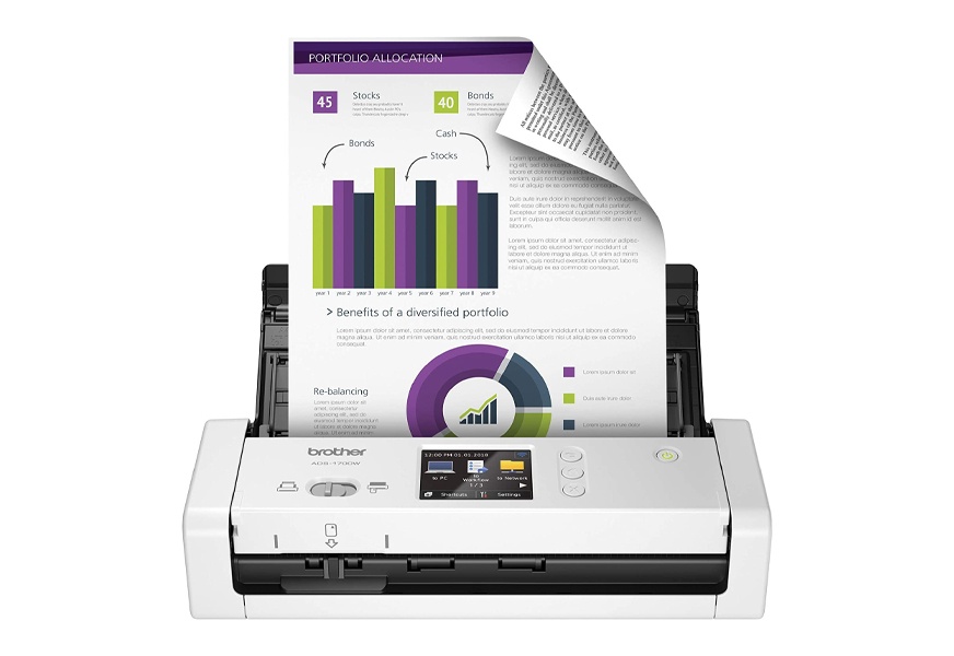 brother wireless compact desktop scanner