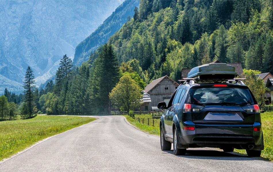 car with roof rack