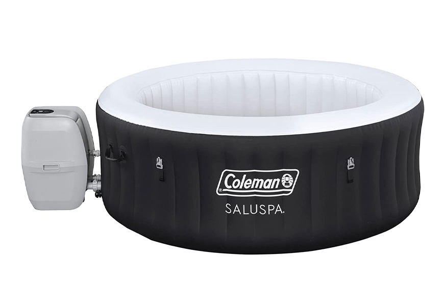 coleman saluspa portable 4 person inflatable hot tub