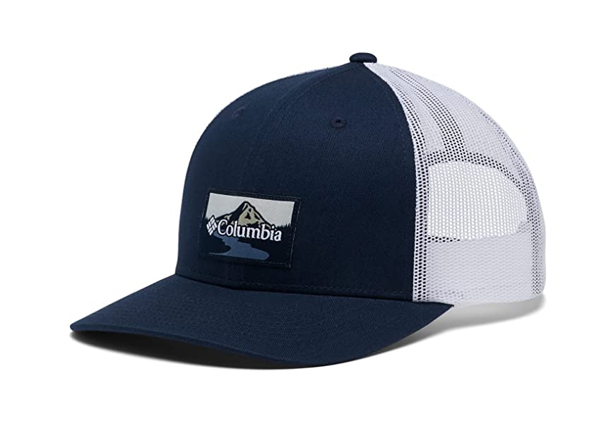 columbia mesh snap back hat