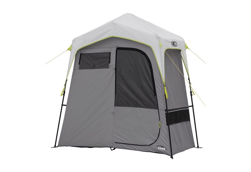 core instant camping utility shower tent