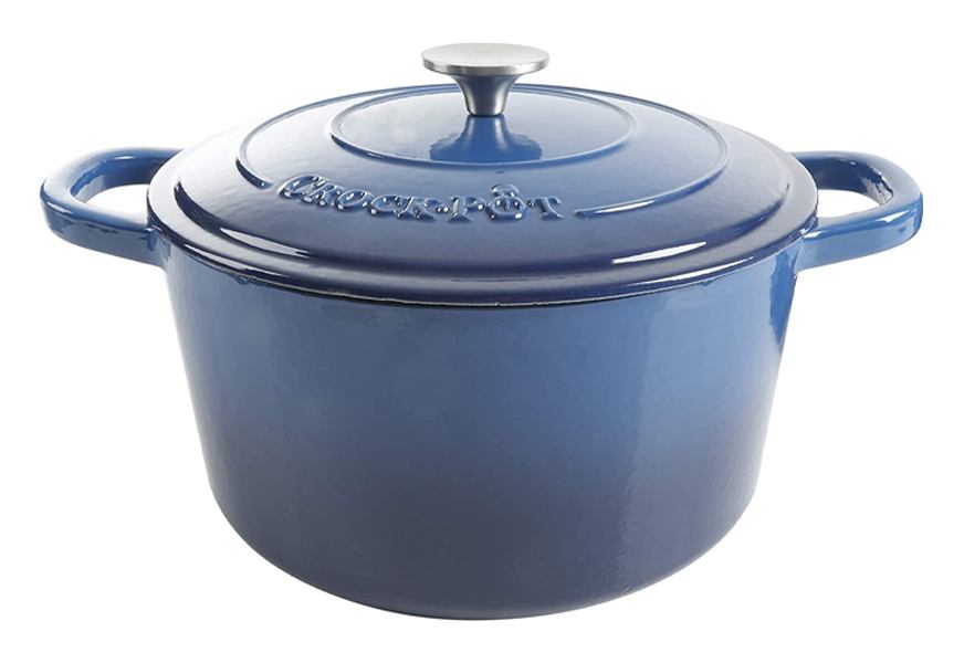 crock pot 69145.02 artisan 7 quart enameled round dutch oven