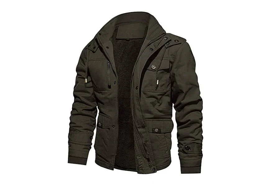 crysully winter casual jacket with removable hood