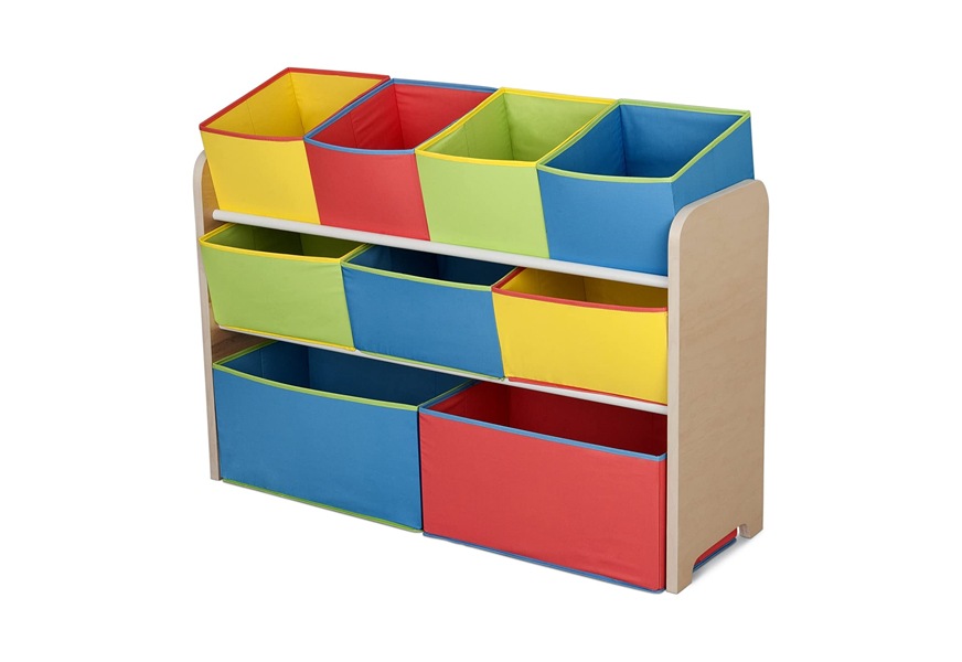 delta children deluxe multi bin toy box
