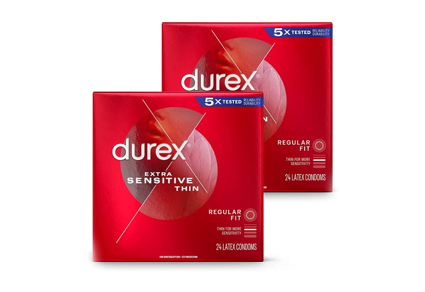 durex extra sensitive & extra lubricated condoms