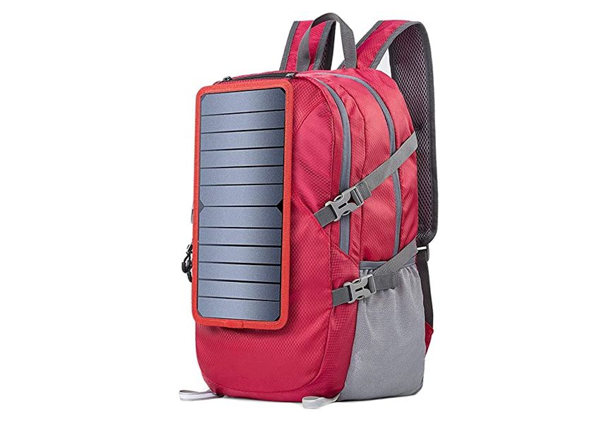 eceen powered backpack with solar charger & battery pack