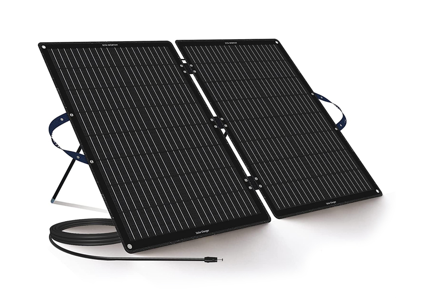 eco worthy 120 watt 12 volt solar panel suitcase