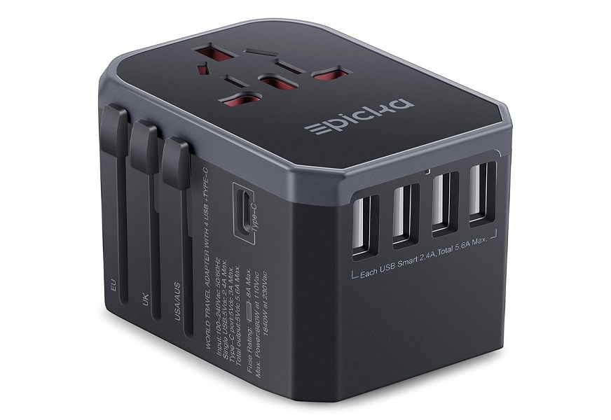 epicka universal travel power adapter