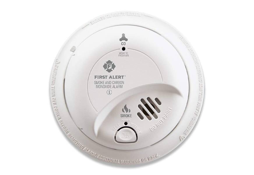first alert brk sc9120b hardwired smoke and carbon monoxide detector