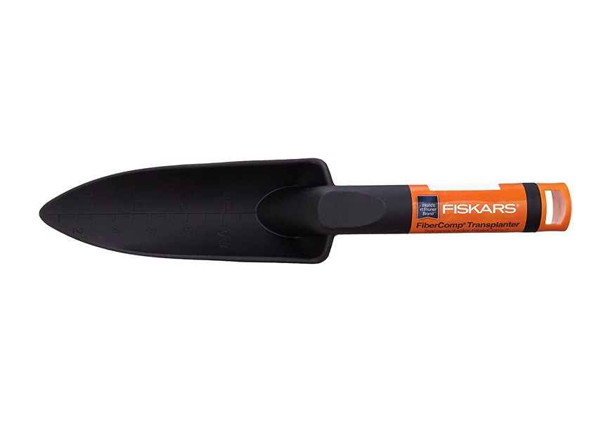 fiskars fiber composite transplanter garden trowel