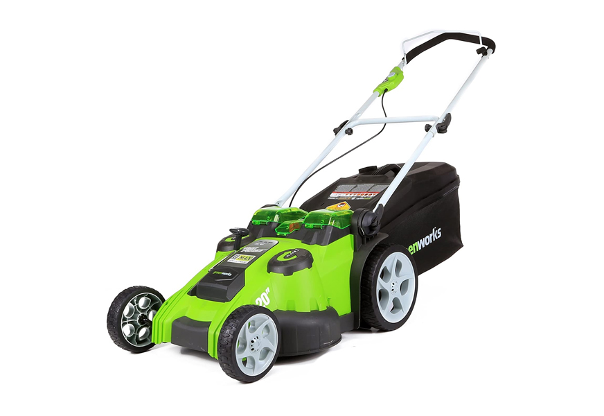 greenworks cordless push lawn mower