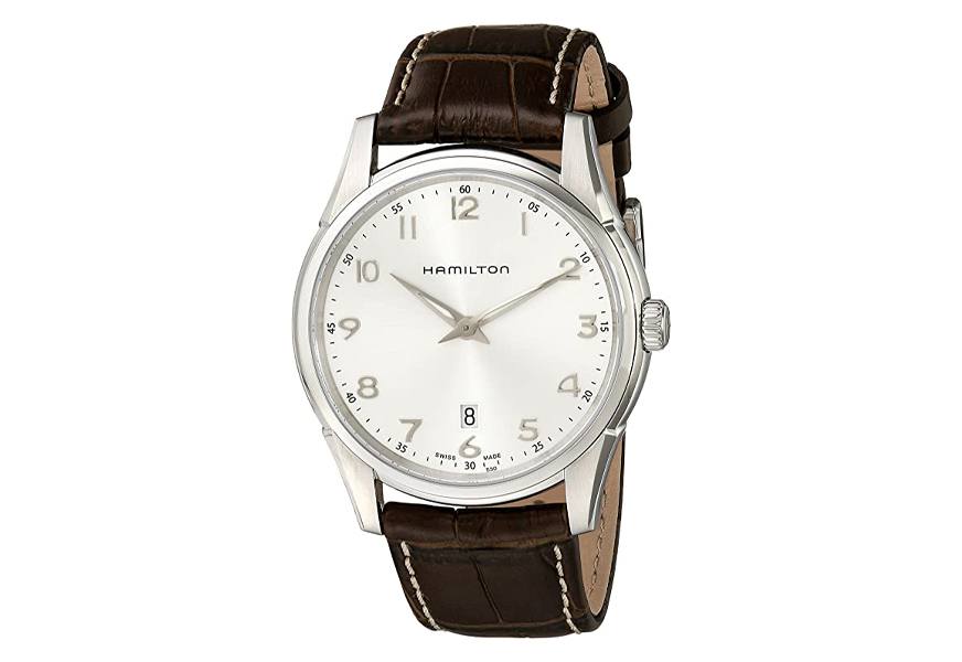 hamilton men’s jazzmaster thinline watch