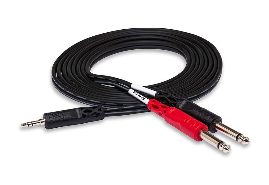 hosa ts stereo breakout cable