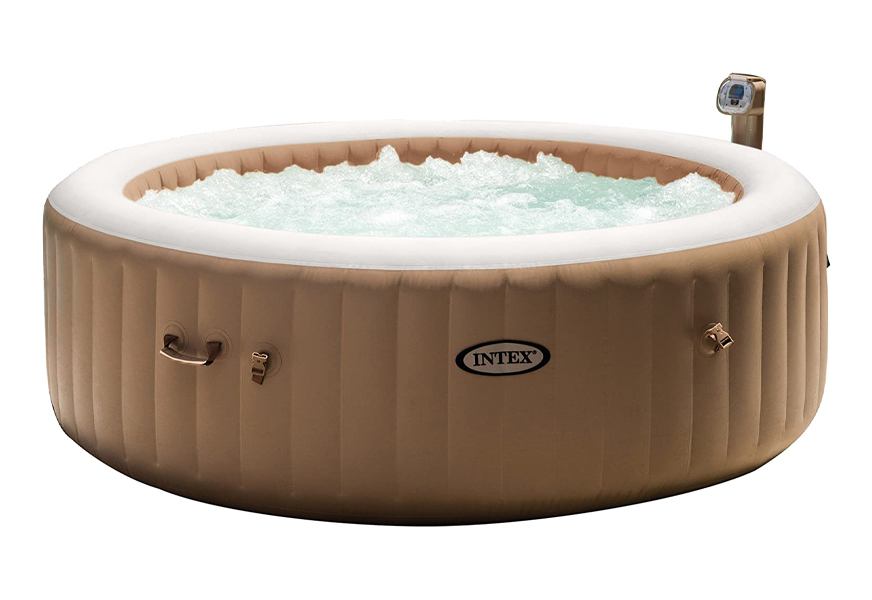 intex 77in purespa portable bubble massage spa set