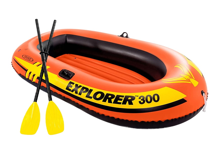 intex explorer 300 3-person inflatable boat