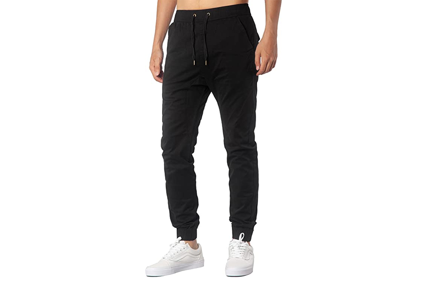 italy morn men's chino jogger pants