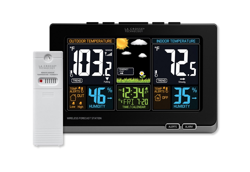 Indoor and outdoor thermometers are small devices with a great